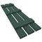 Ekena Millwork 12-in. W x 59-in. H Mid-America Vinyl, Standard Size Three Board Spaced Shutters, 028, Forest Green, PR 00031259028 - alternate 7